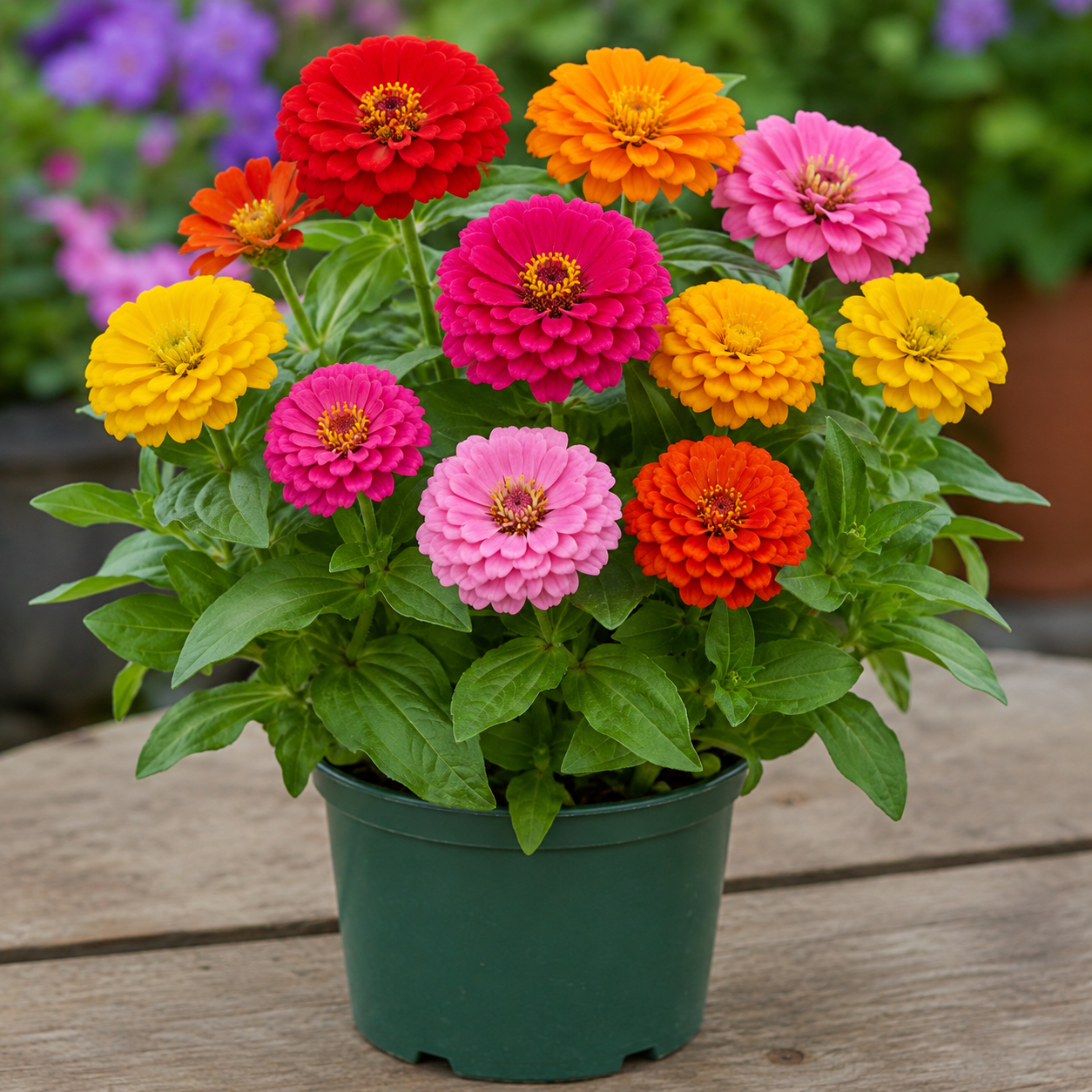 6" Zinnia Flowering Plant