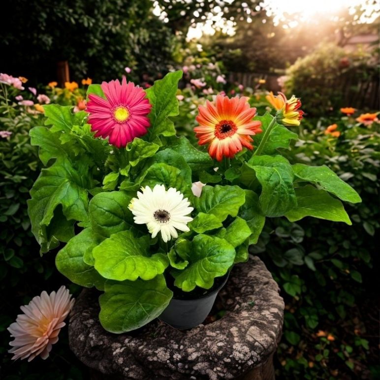 4 in Gerbera