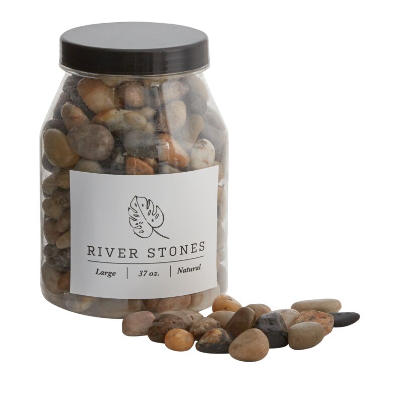 Natural River Stones – Polished Decorative Pebbles