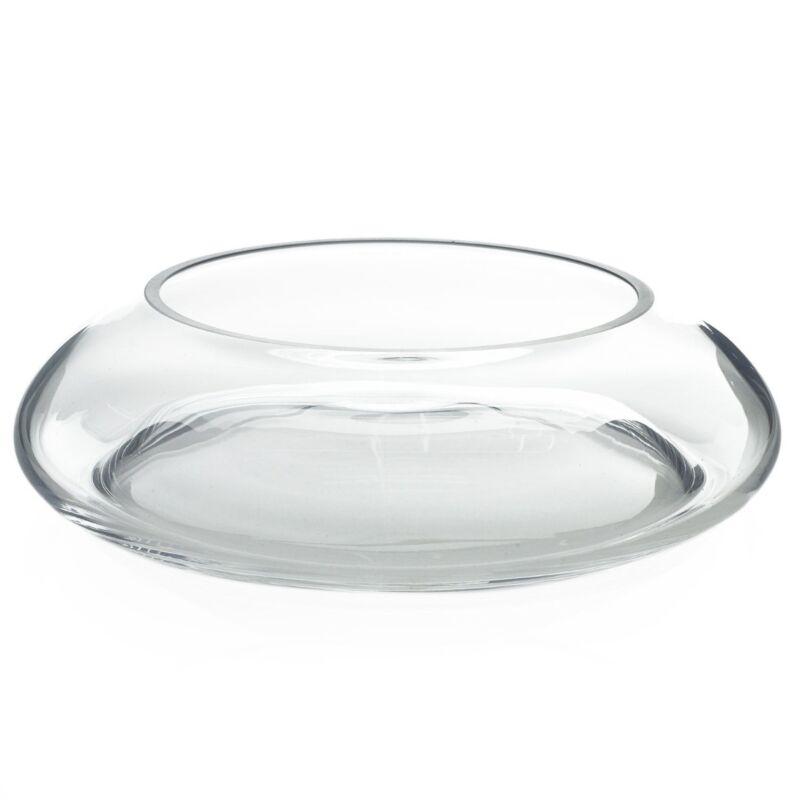 Clear Glass Bowl Planter – Modern Terrarium & Display Vessel