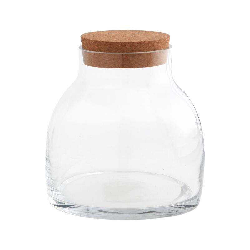 Amalia Jar – Elegant Glass Terrarium Display