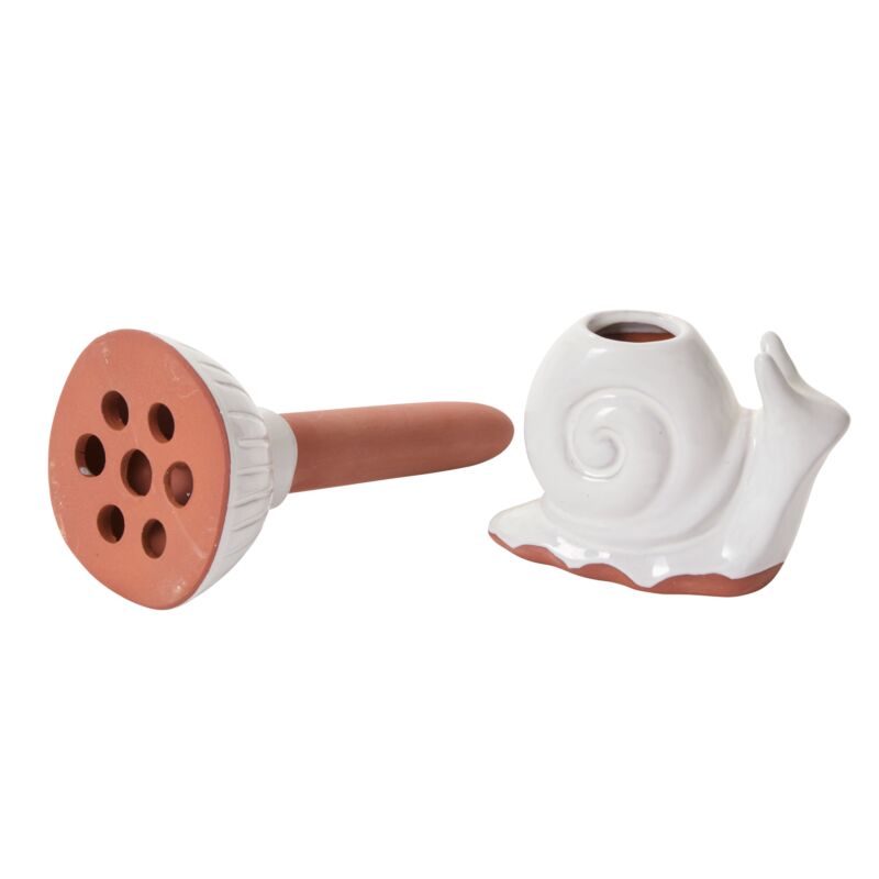 Whimsy Snail Watering Can – Decorative Plant Watering Vessel (3.5" x 7")